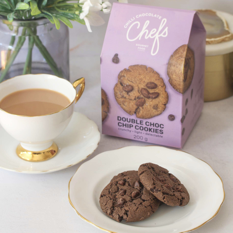 Double Choc Chip Cookies